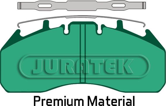 Juratek JCP2006 - Kit de plaquettes de frein, frein à disque cwaw.fr