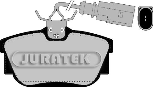 Juratek JCP201 - Kit de plaquettes de frein, frein à disque cwaw.fr