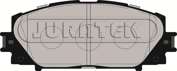 Juratek JCP214 - Kit de plaquettes de frein, frein à disque cwaw.fr