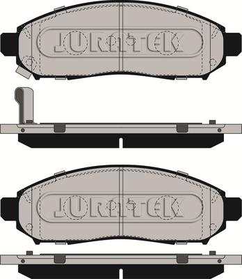 Juratek JCP235 - Kit de plaquettes de frein, frein à disque cwaw.fr