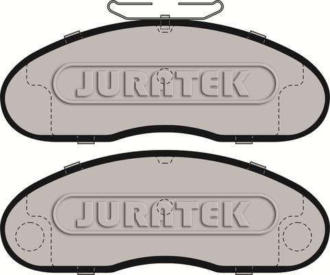 Juratek JCP791 - Kit de plaquettes de frein, frein à disque cwaw.fr