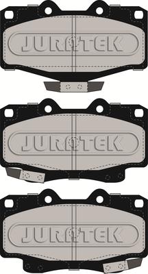 Juratek JCP797 - Kit de plaquettes de frein, frein à disque cwaw.fr