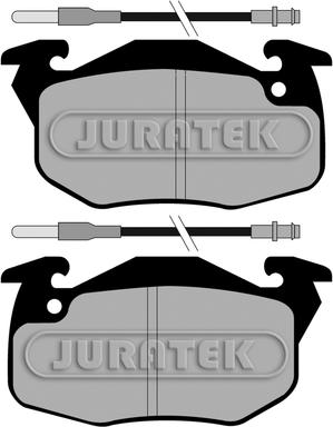 Juratek JCP729 - Kit de plaquettes de frein, frein à disque cwaw.fr