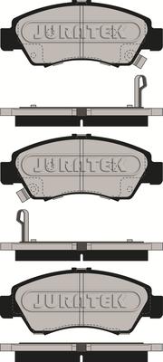 Juratek JCP777 - Kit de plaquettes de frein, frein à disque cwaw.fr