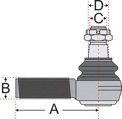 Juratek JSS2405 - Rotule de barre de connexion cwaw.fr