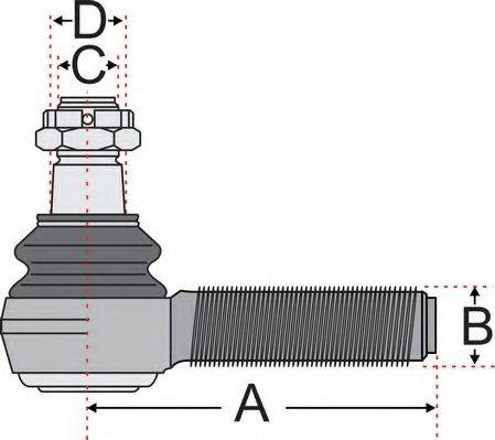 Juratek JSS2418 - Rotule de barre de connexion cwaw.fr