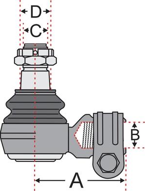 Juratek JSS2413A - Rotule de barre de connexion cwaw.fr