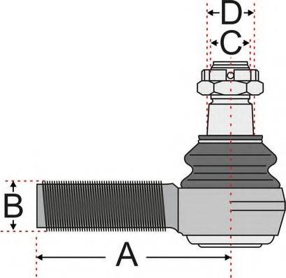 Juratek JSS2503 - Rotule de barre de connexion cwaw.fr