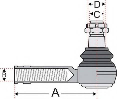 Juratek JSS2604 - Rotule de barre de connexion cwaw.fr