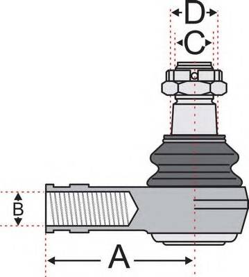 Juratek JSS2605 - Rotule de barre de connexion cwaw.fr