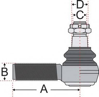 Juratek JSS2126 - Rotule de barre de connexion cwaw.fr