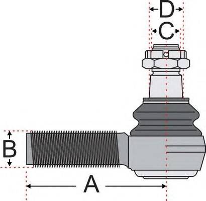 Juratek JSS2122 - Rotule de barre de connexion cwaw.fr