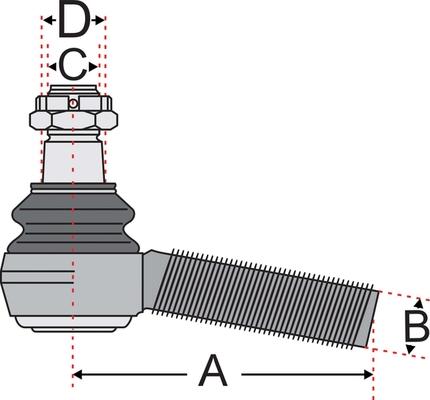 Juratek JSS2303A - Rotule de barre de connexion cwaw.fr