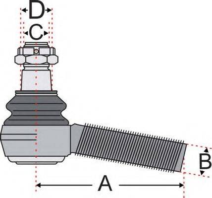 Juratek JSS2302 - Rotule de barre de connexion cwaw.fr