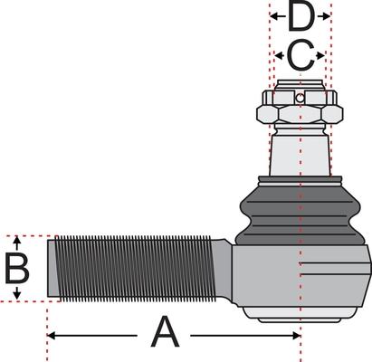 Juratek JSS2714A - Rotule de barre de connexion cwaw.fr