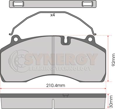 Valeo 541732 - Kit de plaquettes de frein, frein à disque cwaw.fr