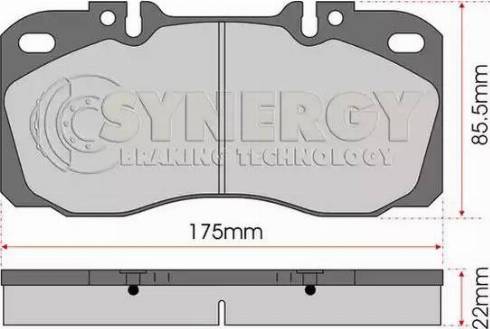 Juratek SYN2126 - Kit de plaquettes de frein, frein à disque cwaw.fr