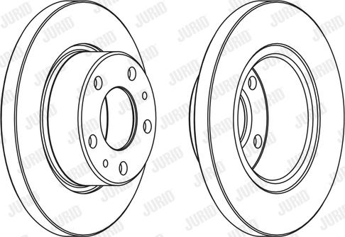 Jurid 569104J-1 - Disque de frein cwaw.fr