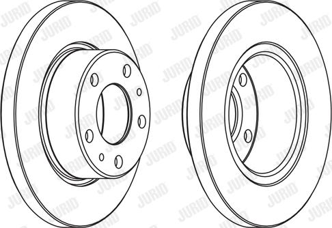 Jurid 569104J - Disque de frein cwaw.fr