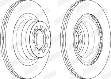 Jurid 569253J - Disque de frein cwaw.fr