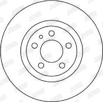 Jurid 561966J-1 - Disque de frein cwaw.fr