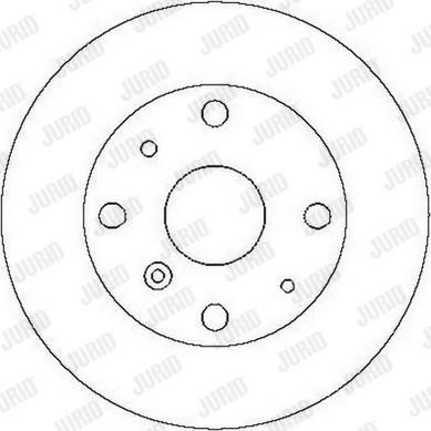 Jurid 561558J - Disque de frein cwaw.fr