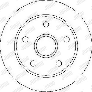 Jurid 561566J - Disque de frein cwaw.fr