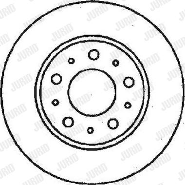 Jurid 561512J-1 - Disque de frein cwaw.fr
