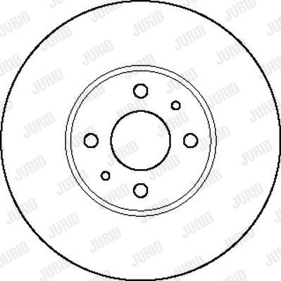 Jurid 561517J - Disque de frein cwaw.fr