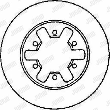 Jurid 561523J-1 - Disque de frein cwaw.fr