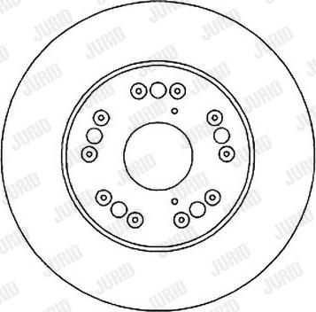 Jurid 561644J - Disque de frein cwaw.fr