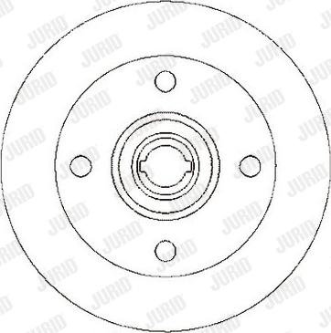 Jurid 561093J - Disque de frein cwaw.fr
