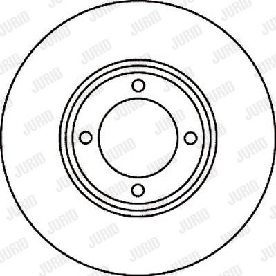 Jurid 561030J - Disque de frein cwaw.fr