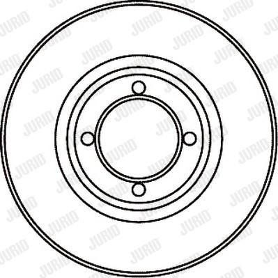 Jurid 561024J - Disque de frein cwaw.fr
