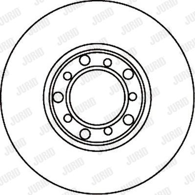 Jurid 561022J - Disque de frein cwaw.fr