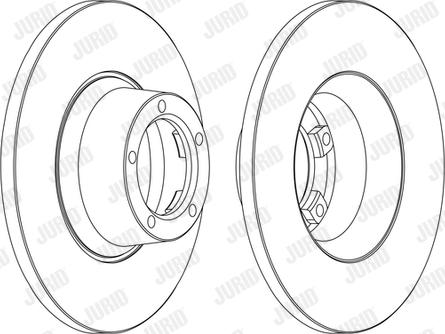 Jurid 561121J - Disque de frein cwaw.fr
