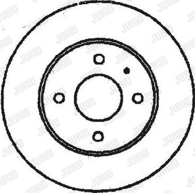 Jurid 561128J - Disque de frein cwaw.fr