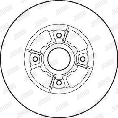 Jurid 561868J - Disque de frein cwaw.fr