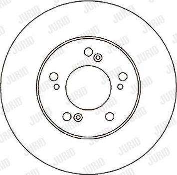 Jurid 561814J - Disque de frein cwaw.fr