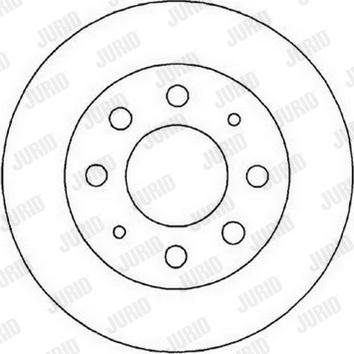 Jurid 561824J - Disque de frein cwaw.fr