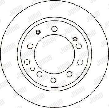 Jurid 561295J - Disque de frein cwaw.fr
