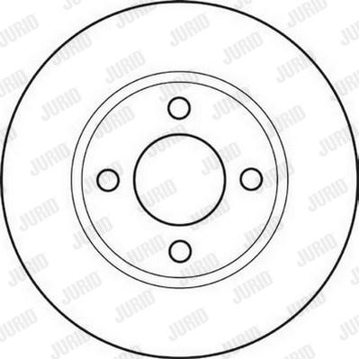 Jurid 561240J - Disque de frein cwaw.fr