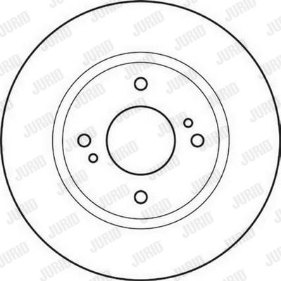 Jurid 561725J - Disque de frein cwaw.fr