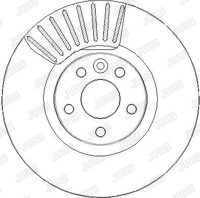 Jurid 563400JC-1 - Disque de frein cwaw.fr