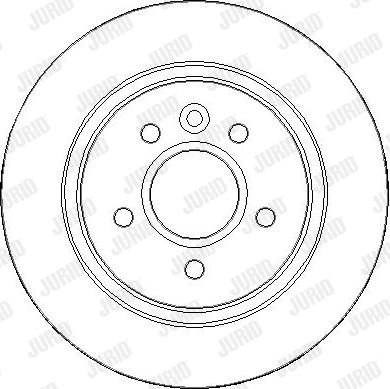 Jurid 563433JC-1 - Disque de frein cwaw.fr