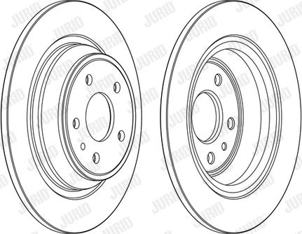 Jurid 563155JC - Disque de frein cwaw.fr