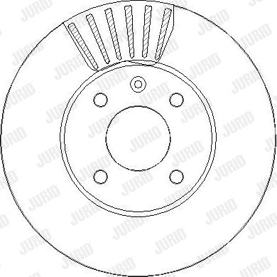 Jurid 563342JC-1 - Disque de frein cwaw.fr