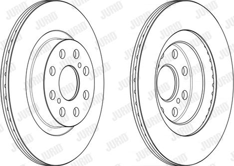 Jurid 563222J-1 - Disque de frein cwaw.fr