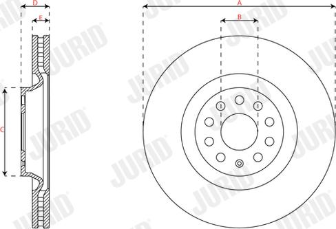 Jurid 563706JC-1 - Disque de frein cwaw.fr