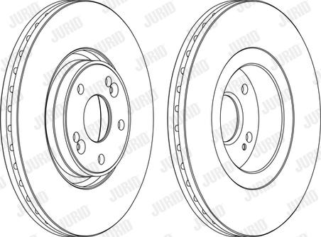 Jurid 562593JC-1 - Disque de frein cwaw.fr